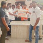 ग्रामपंचायत पाहेगाव तर्फे दिव्यांगाना किराणा किट वाटप.